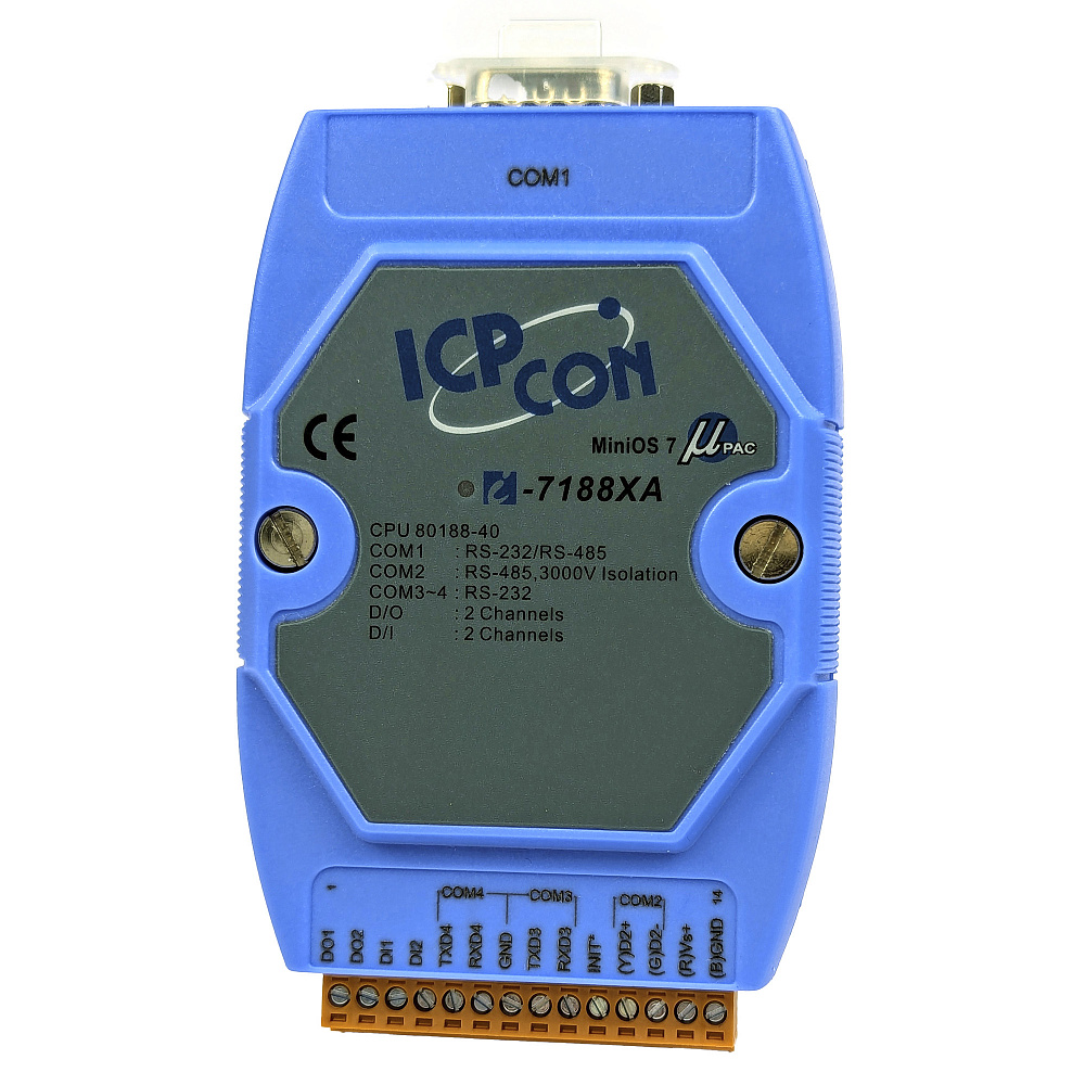 Фотообзор промышленного PC-совместимого контроллера ICP DAS I-7188XA от АВЕОН